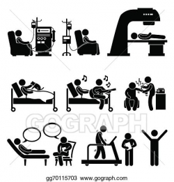 Vector Art - Hospital medical therapy treatment. Clipart ...