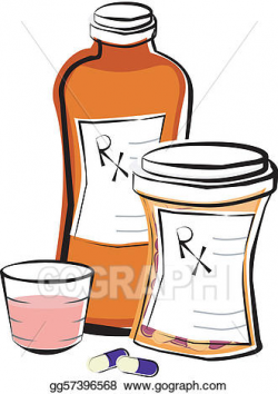 Vector Illustration - Prescription medication bottles. Stock Clip ...