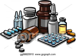 EPS Vector - Medicines. Stock Clipart Illustration ...