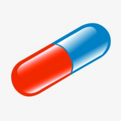 Clip Art Pills Clipart Colorful - Red Pill No Background ...