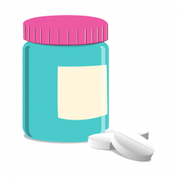 Pharmaceutical pills bottle - Transparent PNG & SVG vector