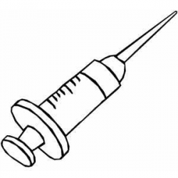 Syringe Printable Coloring Page, free to download and print ...