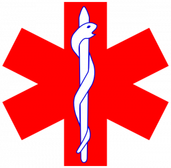 Red Paramedic Logo - Simple Clip Art at Clker.com - vector clip art ...