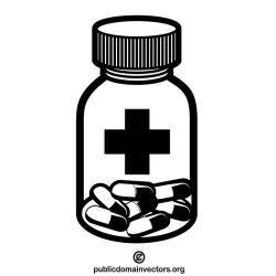 Pills Clipart medicine container 7 - 500 X 500 Free Clip Art ...