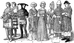 England Fourteenth Century Middle Ages Fashion | ClipArt ETC