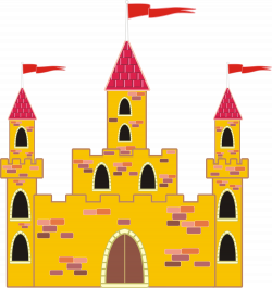 Clipart - Colorful Medieval Castle
