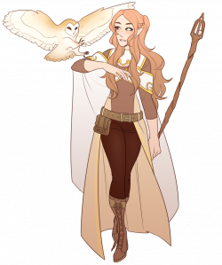 i commissioned @dejasquietplace to draw my DnD character Ailynn, the ...