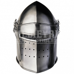 Magnus Visor Steel Helmet - MY100231 by Medieval Collectibles