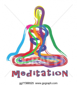 Stock Illustration - Meditation. Clipart Drawing gg77388525 ...