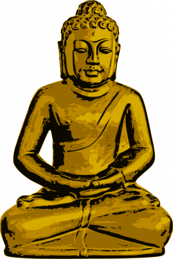 Clipart - Golden Buddha