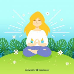 Meditation Clipart health conscious 4 - 338 X 338 Free Clip ...