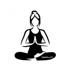 Yoga svg, woman, girl, yoga, activity, health, gym, workout, clip art  stencil decal wall car stickers print template transfer svg vector 765