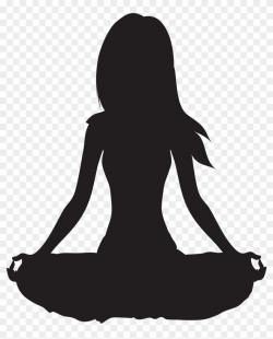 Free Meditating Buddha Silhouette Clipart, HD Png Download ...