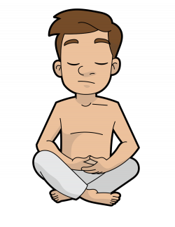 File:Shirtless Cartoon Meditation Guy.svg - Wikimedia Commons