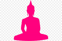 Buddha Cartoon clipart - Meditation, Religion, Pink ...