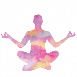 yoga body pose health watercolor FreeToEdit...