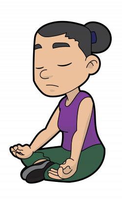 File:A Cartoon Woman In Deep Meditation.svg - Wikimedia Commons