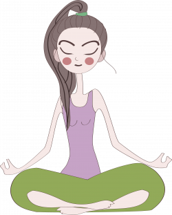 Cartoon Yoga instructor - Ladies yoga movement 1918*2391 transprent ...