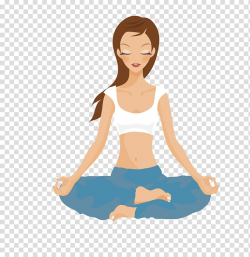 Woman doing yoga illustration, Yoga instructor Physical ...