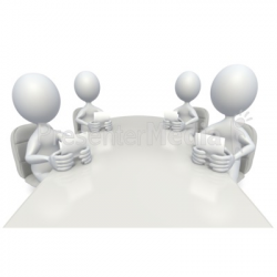 Conference table meeting clipart – Gclipart.com