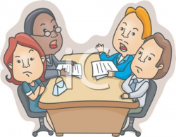 Family meeting clipart image #35078