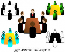 Lunch Meeting Clip Art - Royalty Free - GoGraph