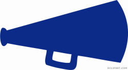 Blue Megaphone Clipart - BClipart