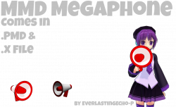 MMD Megaphone | Download | by PoTatterTot on DeviantArt
