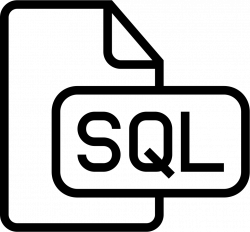 Sql Document Outlined Interface Symbol Svg Png Icon Free Download ...