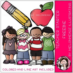 Melonheadz: Teacher Starter Pack clip art - Freebie - COMBO PACK by ...