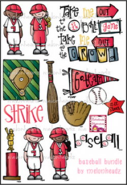 MelonHeadz baseball | My illustrations - melonheadz ...