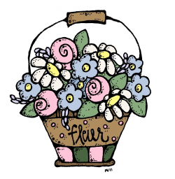 MelonHeadz: pail of flowers - Clip Art Library