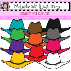 Cowboy Hat clip art - Single Image - by Melonheadz