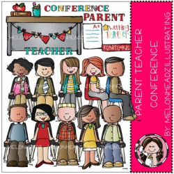 Parent Teacher Conference clip art - by Melonheadz