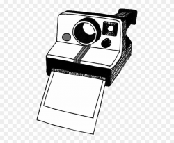 Polaroid Camera Clipart Black And White | GU2 - Memories ...