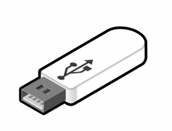 Public Domain Clip Art Image | USB Thumb Drive 3 | ID ...