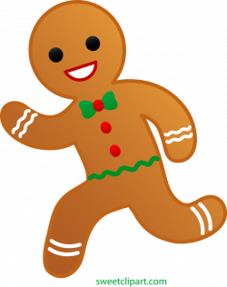 Gingerbread Man Running Clip Art Clipart Of | typegoodies.me