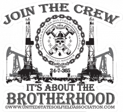 Join the Crew Hard Hat Sticker – United States Oilfield Association