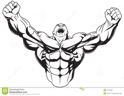 Muscle Man Clipart | Free download best Muscle Man Clipart ...