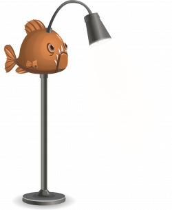 Lamp clipart lampstand ~ Frames ~ Illustrations ~ HD images ~ Photo ...