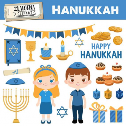 Hanukkah Clipart Hanukkah graphics Chanukah Clipart Jewish Clipart Jewish  Clip Art Dreidel Clipart Menorah Clipart Holiday clipart