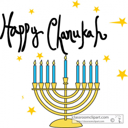 Happy Hanukkah Menorah » Clipart Station