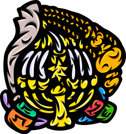 Menorah Lampstand with Dreidels - Vector Image