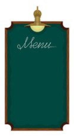 Menu Board Outside A Restaurant OR Cafe stock vectors ...