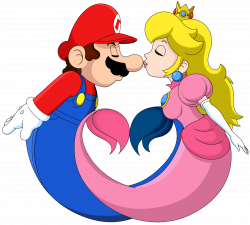 Merman Mario & Mermaid Peach | Mario and Peach | Pinterest | Merman