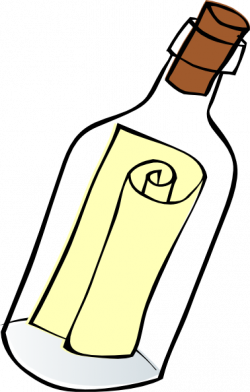 Message In A Bottle Clipart