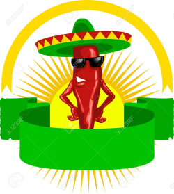 Stock Vector | Scrapbooking | Mexican chili, Stuffed peppers ...
