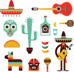 630 decorative mexican icons | Clip Art from OldCuts.co | Pinterest ...