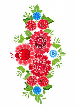 Flower Ornament Art Floral design Pattern - MEXICAN FLOWERS 1131 ...
