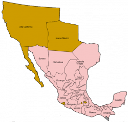 provinces that can form mexico. download blank map mexico map of ...